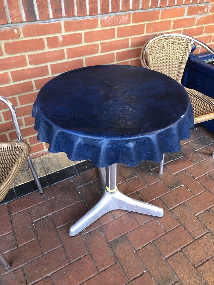 This Tablecloth Looks Like A Giant Beer Bottle Cap