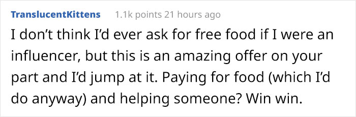 Restaurant Shows How To Shut Down Influencers Begging For Free Food For Exposure Restaurant Shows How To Shut Down Influencers Begging For Free Food For Exposure