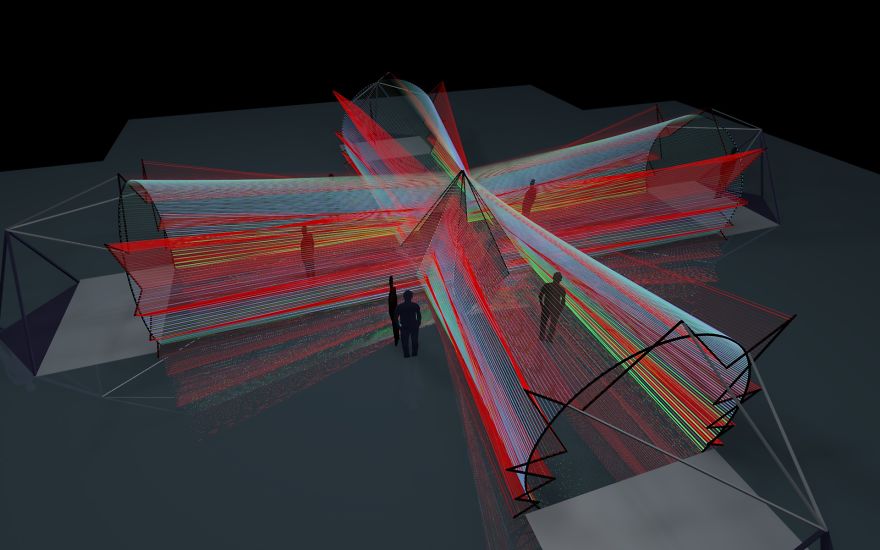 We Created A Conceptual Space Project Using Lights Called 'DecodetheCode' (40 Pics)