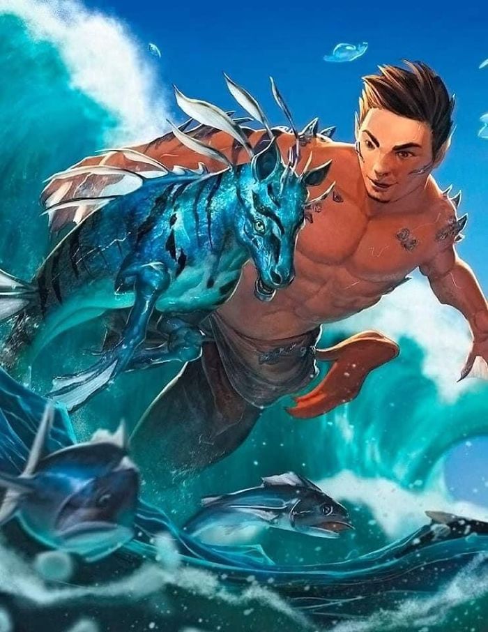 Hippocamp & Merfolk
