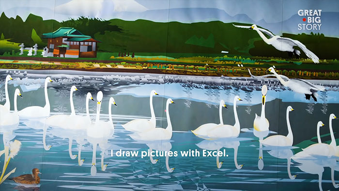 80-Year-Old Man Masters Excel To Create Amazing Paintings (19 Pics) 80-Year-Old Man Masters Excel To Create Amazing Paintings (19 Pics)