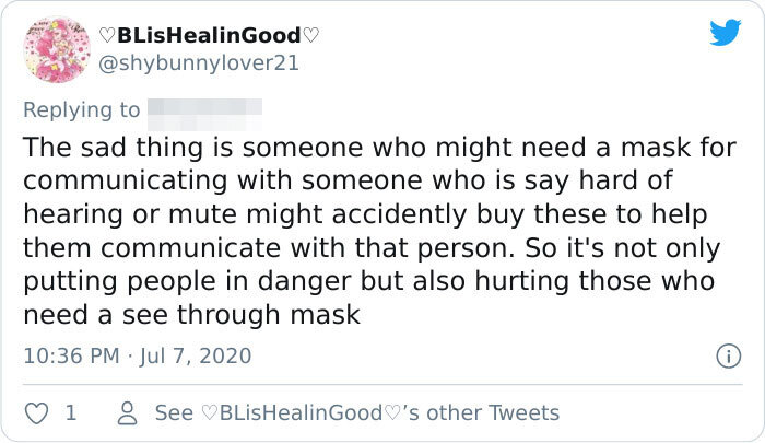 Sellers Of 'Breathable Masks' Get Called Out For Selling These Items Which Obviously Don't Work