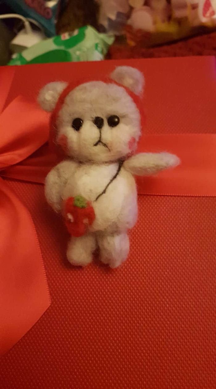 My First Try At Needle Felting