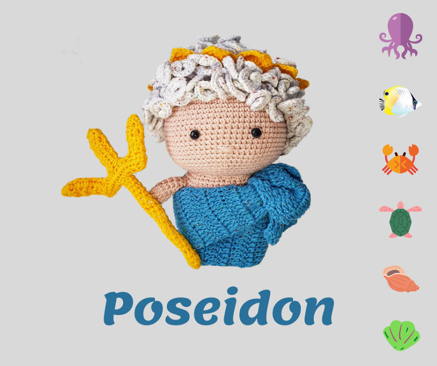 I Combine My Two Hobbies: Greek Mythology And Crochet