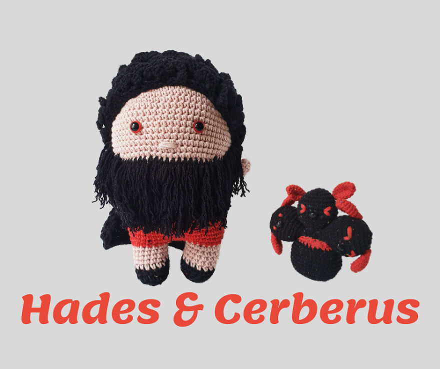 I Combine My Two Hobbies: Greek Mythology And Crochet
