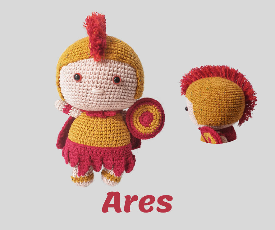 I Combine My Two Hobbies: Greek Mythology And Crochet