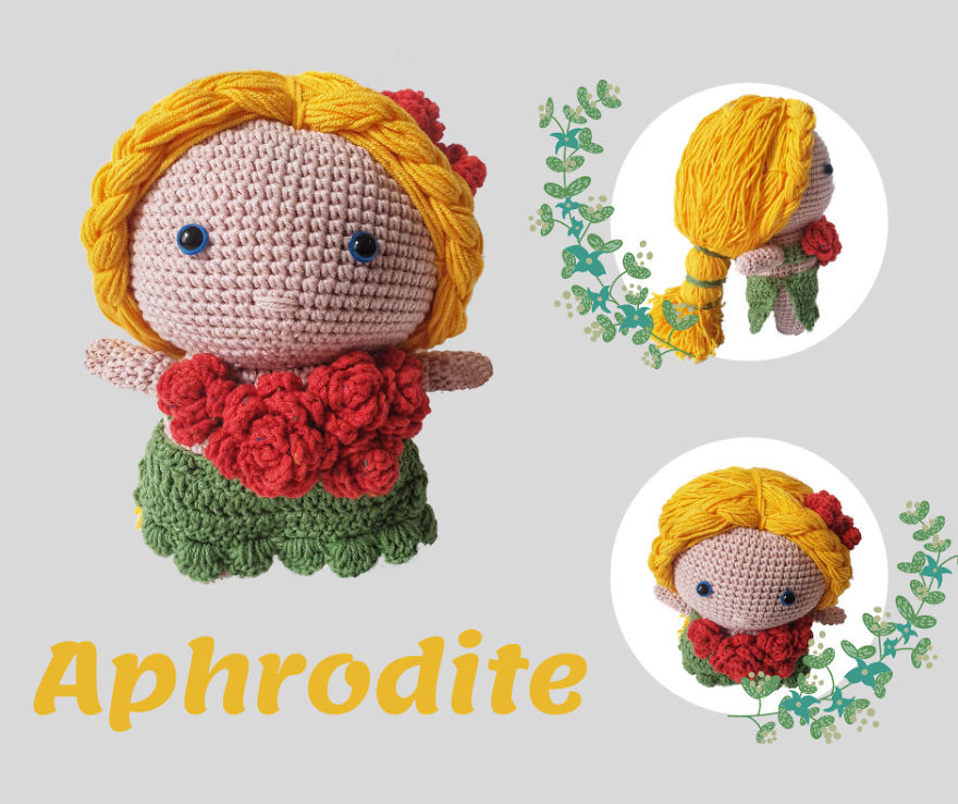 I Combine My Two Hobbies: Greek Mythology And Crochet