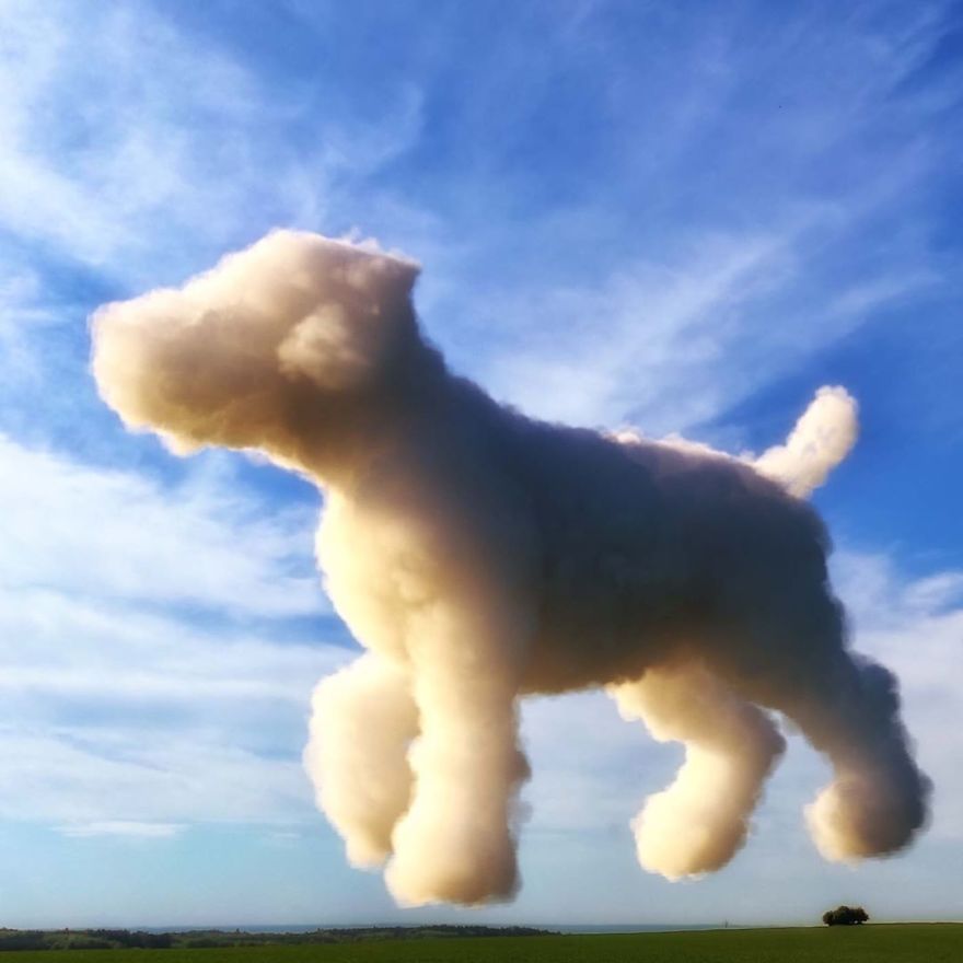 Artist Creates Incredible Digital Sculptures Interacting With Nature