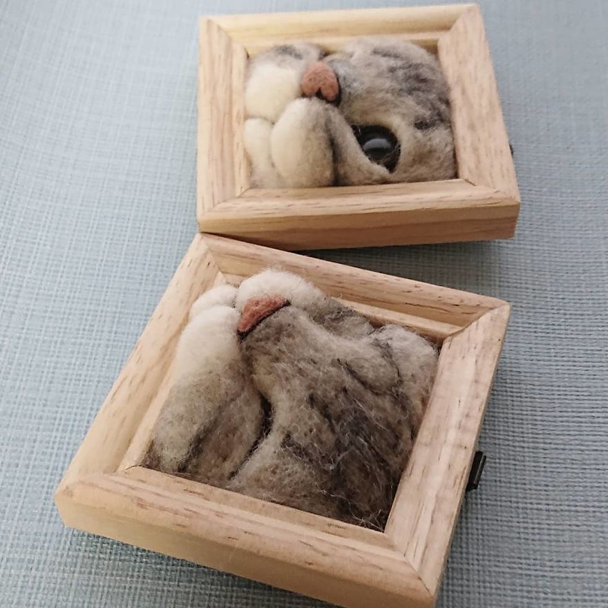 Artist Creates Realistic 3D Frames Of Cats And They Are Perfect!