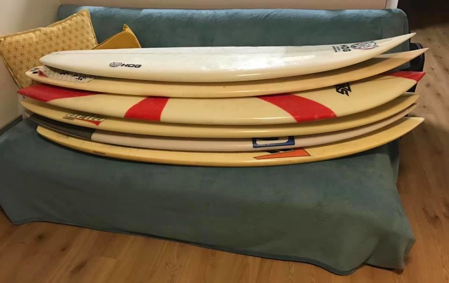 Artist Saves Old Surfboards From Landfill By Creating Custom Ocean Themed Art. Artist Saves Old Surfboards From Landfill By Creating Custom Ocean Themed Art.