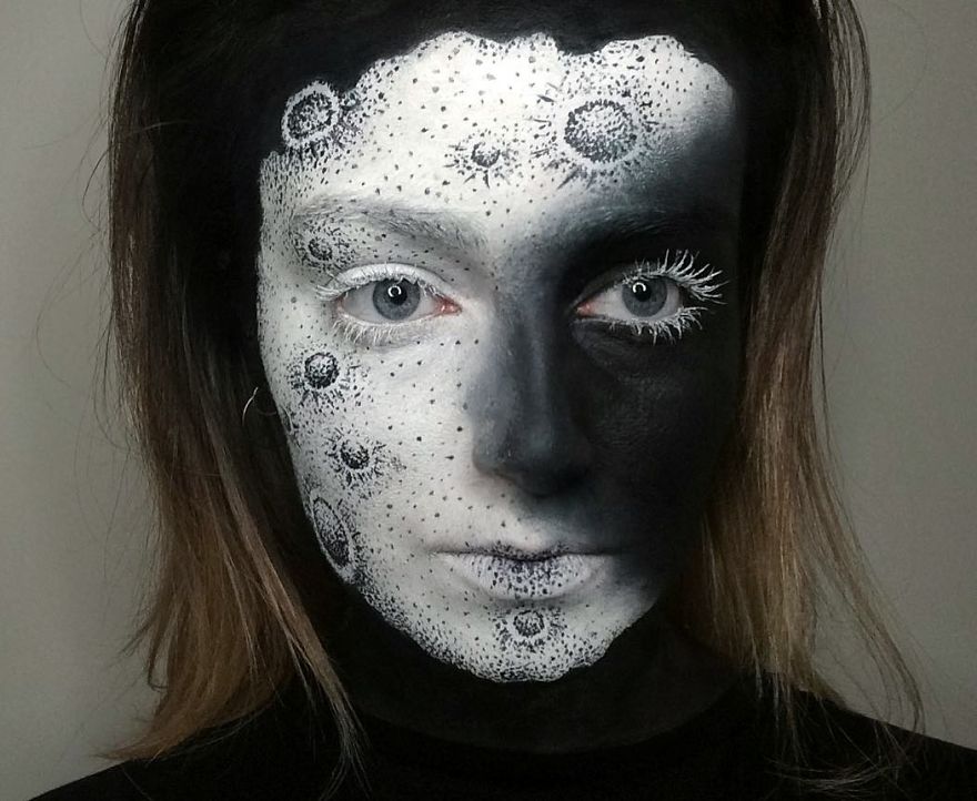 Artist Uses His Face As A Canvas To Paint Our Pop Culture