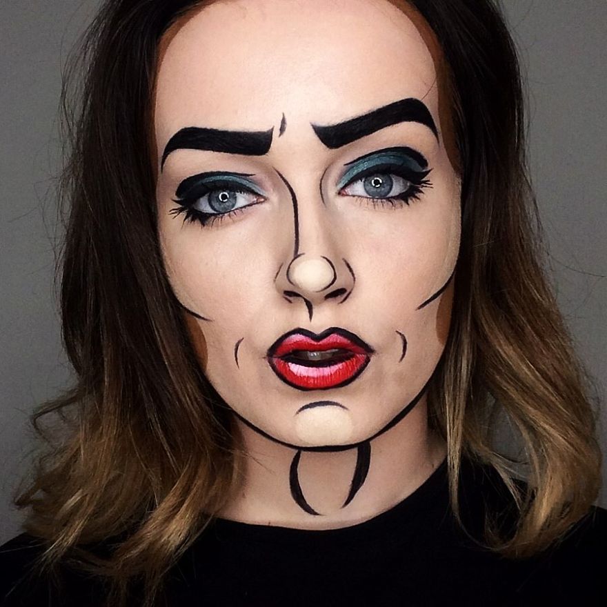 Artist Uses His Face As A Canvas To Paint Our Pop Culture