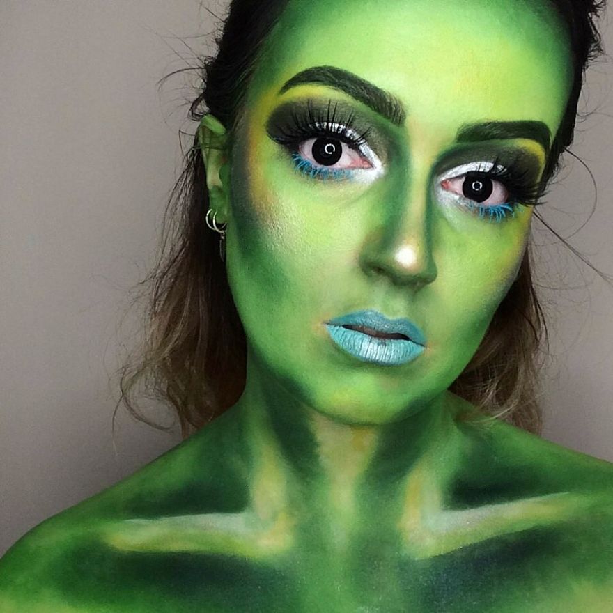 Artist Uses His Face As A Canvas To Paint Our Pop Culture