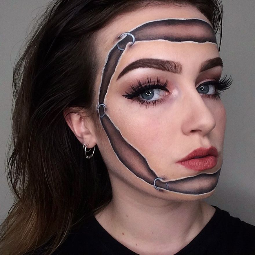 Artist Uses His Face As A Canvas To Paint Our Pop Culture