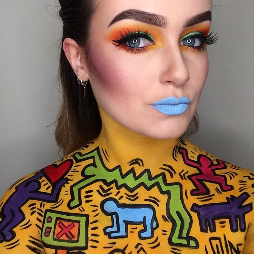 Artist Uses His Face As A Canvas To Paint Our Pop Culture