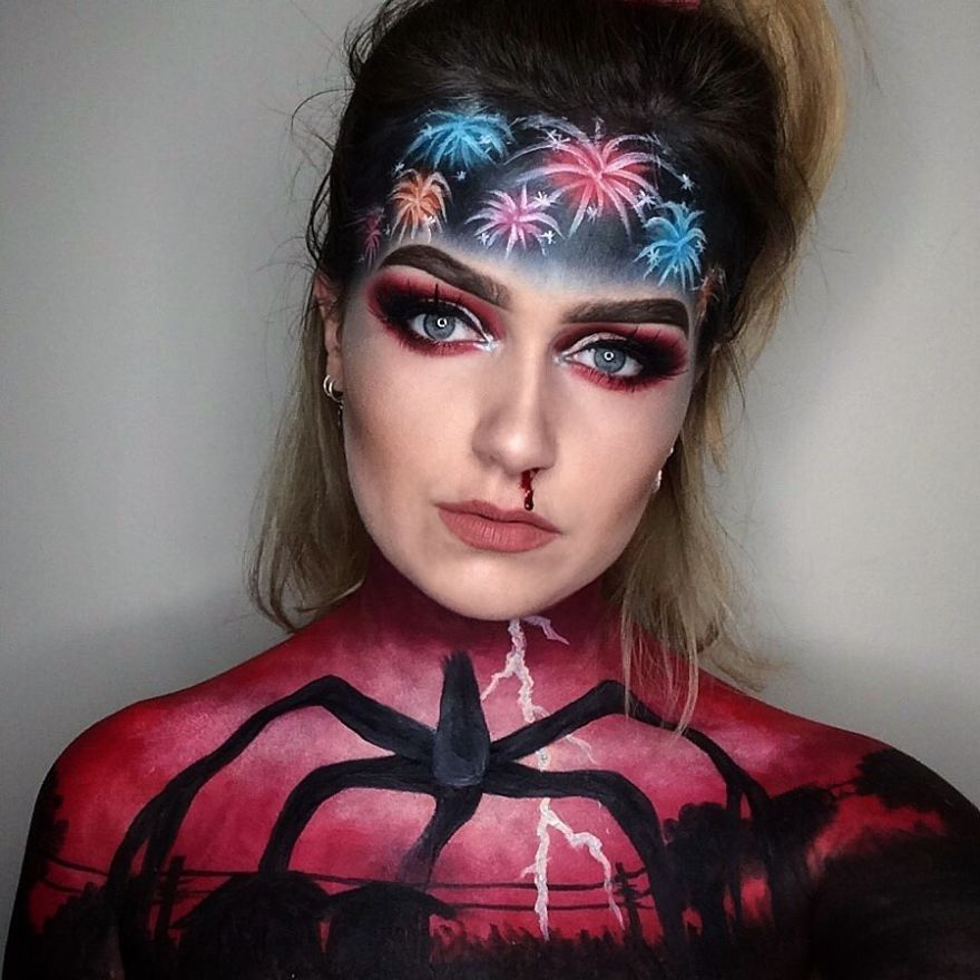 Artist Uses His Face As A Canvas To Paint Our Pop Culture