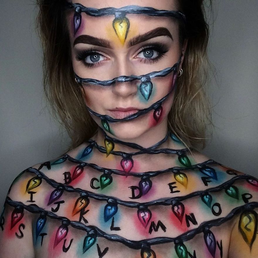 Artist Uses His Face As A Canvas To Paint Our Pop Culture