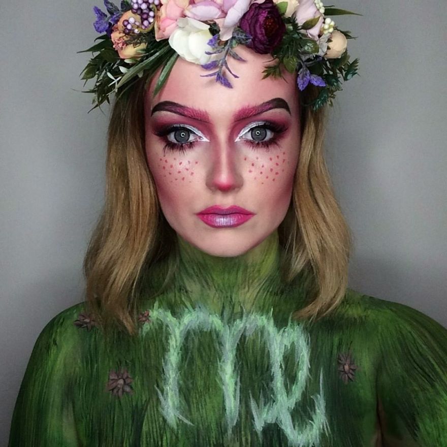 Artist Uses His Face As A Canvas To Paint Our Pop Culture