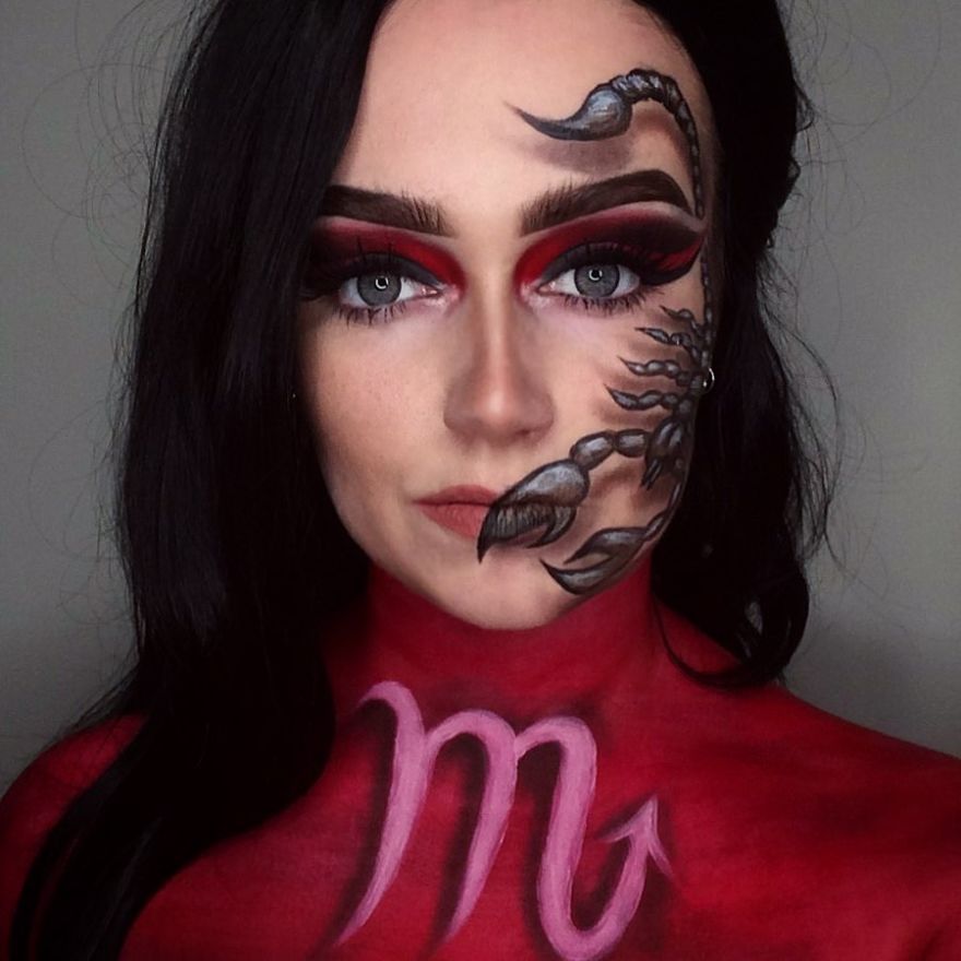 Artist Uses His Face As A Canvas To Paint Our Pop Culture