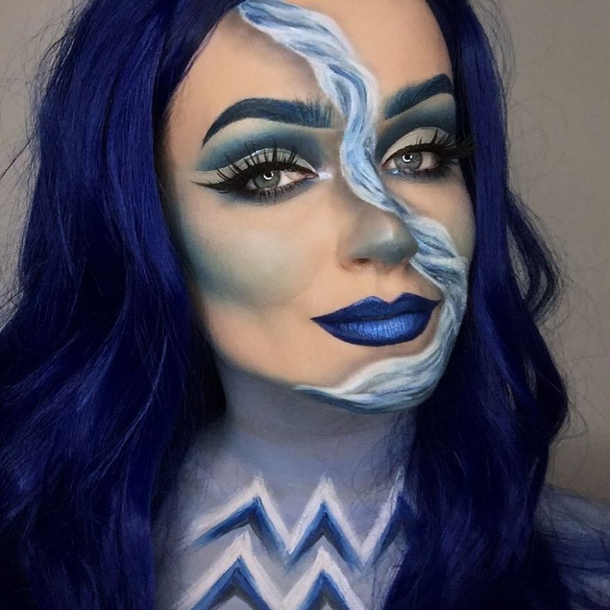 Artist Uses His Face As A Canvas To Paint Our Pop Culture