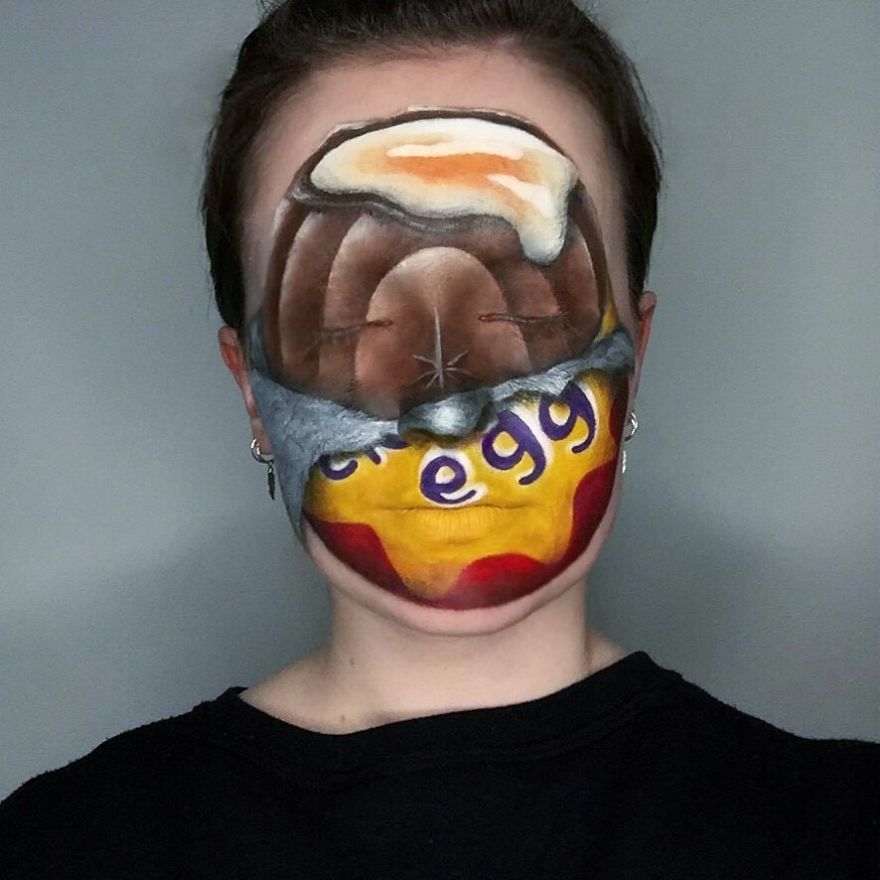 Artist Uses His Face As A Canvas To Paint Our Pop Culture