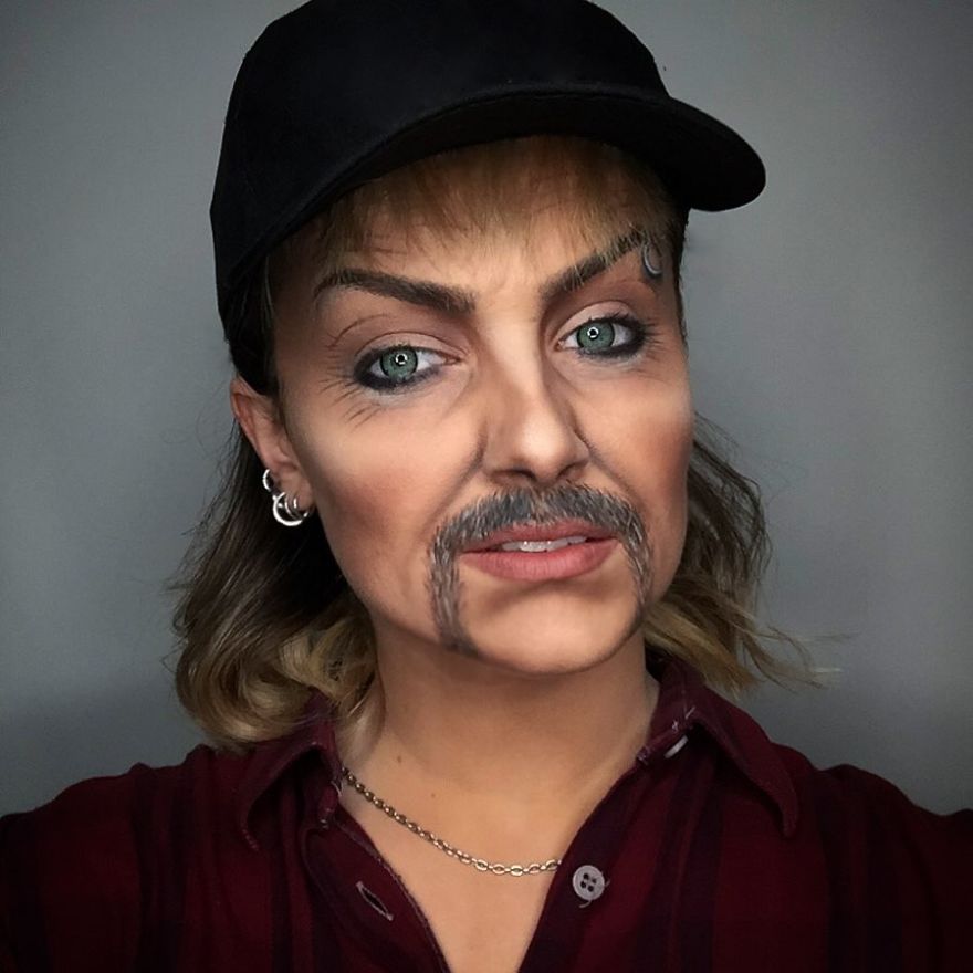 Artist Uses His Face As A Canvas To Paint Our Pop Culture