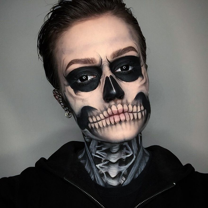 Artist Uses His Face As A Canvas To Paint Our Pop Culture