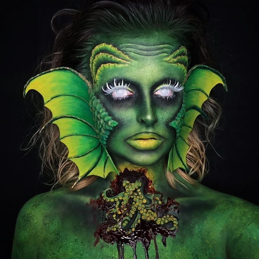 Artist Uses His Face As A Canvas To Paint Our Pop Culture