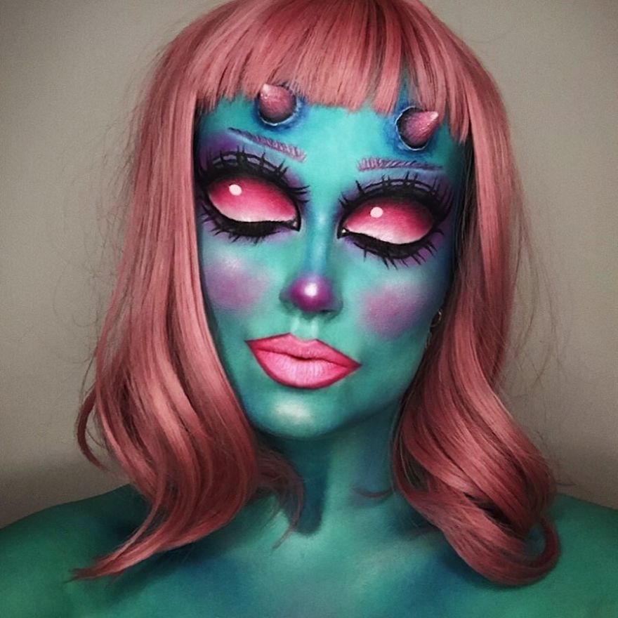 Artist Uses His Face As A Canvas To Paint Our Pop Culture