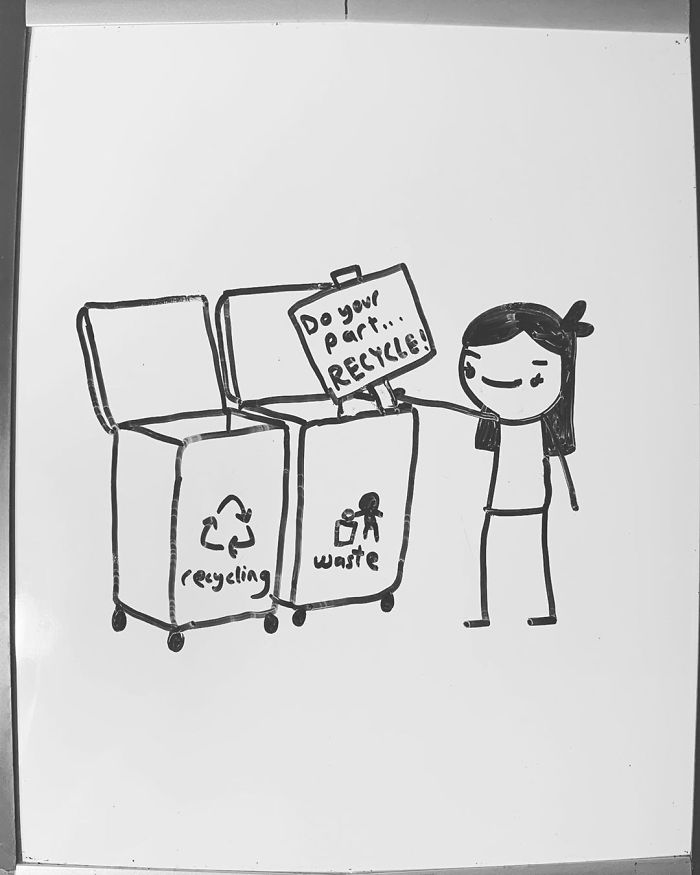 14-Year-Old-Draws-Comics-On-Whiteboard-Jakes-Door