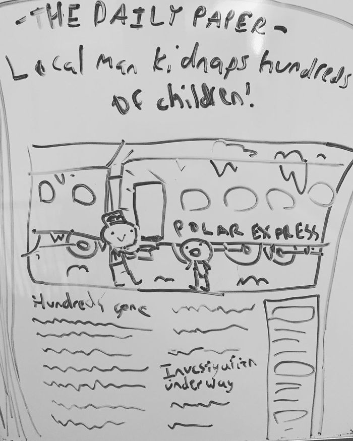 14-Year-Old-Draws-Comics-On-Whiteboard-Jakes-Door