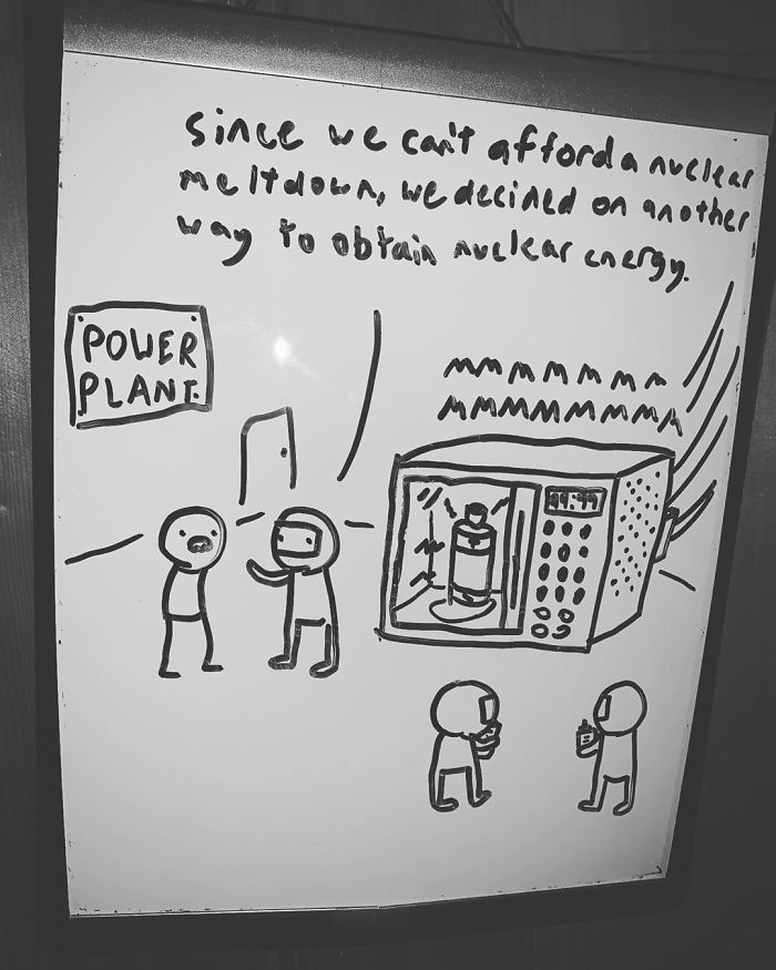 14-Year-Old-Draws-Comics-On-Whiteboard-Jakes-Door