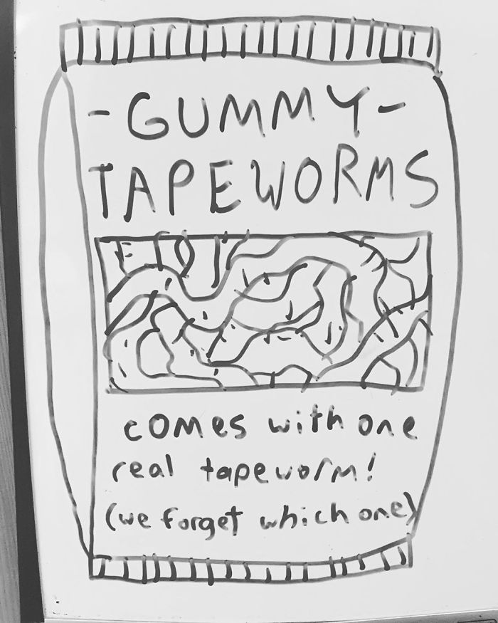 14-Year-Old-Draws-Comics-On-Whiteboard-Jakes-Door