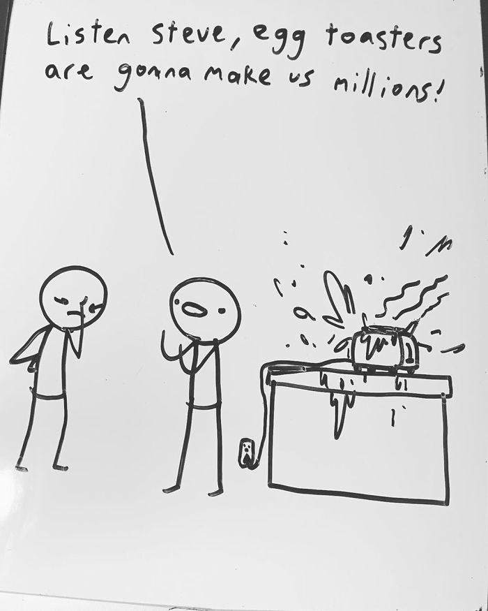 14-Year-Old-Draws-Comics-On-Whiteboard-Jakes-Door