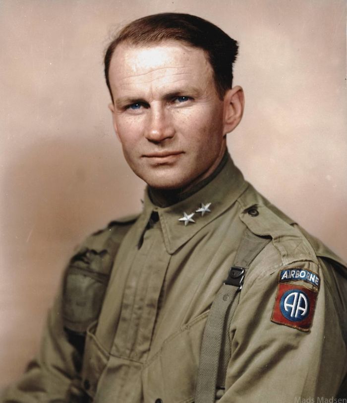 James 'Jumping Jim' Gavin Of The 82nd Airborne Division, 1945