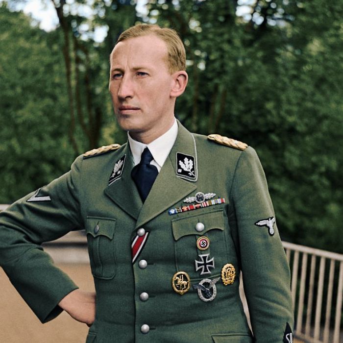 Reinhard Heydrich, Second In Importance To Heinrich Himmler In The Nazi Ss Organization. Nicknamed 'The Blonde Beast' By The Nazis, And 'Hangman Heydrich' By Others, As Well As 'The Butcher Of Prague'