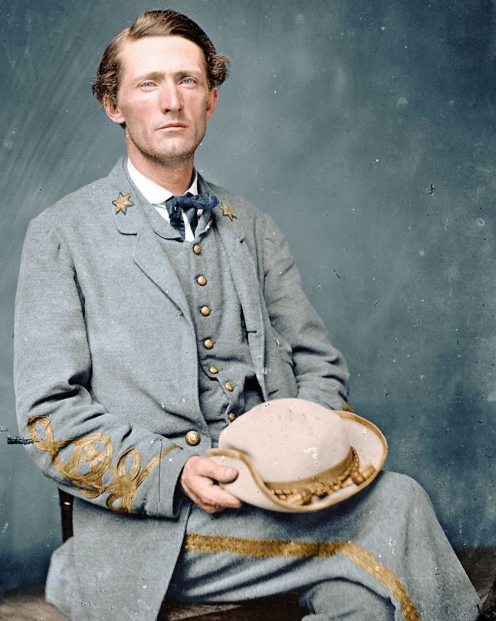 John 'Gray Ghost' Mosby, Colonel Of The Confederate Cavalry, Lead The 43rd Battalion, Virginia Cavalry, Also Known As 'Mosby's Raiders'