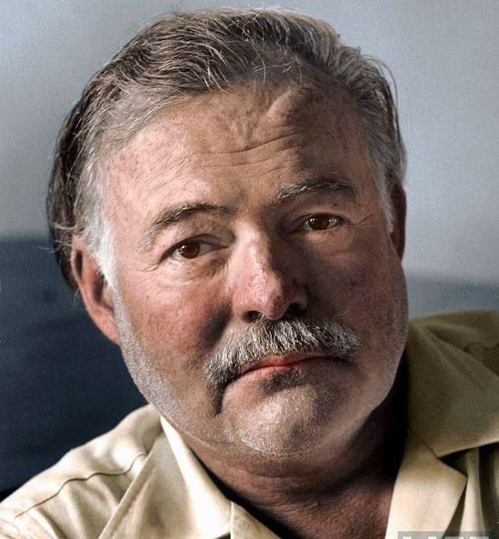 Ernest Hemingway, As Photographed By Alfred Eisenstaedt In Cuba, August Of 1952