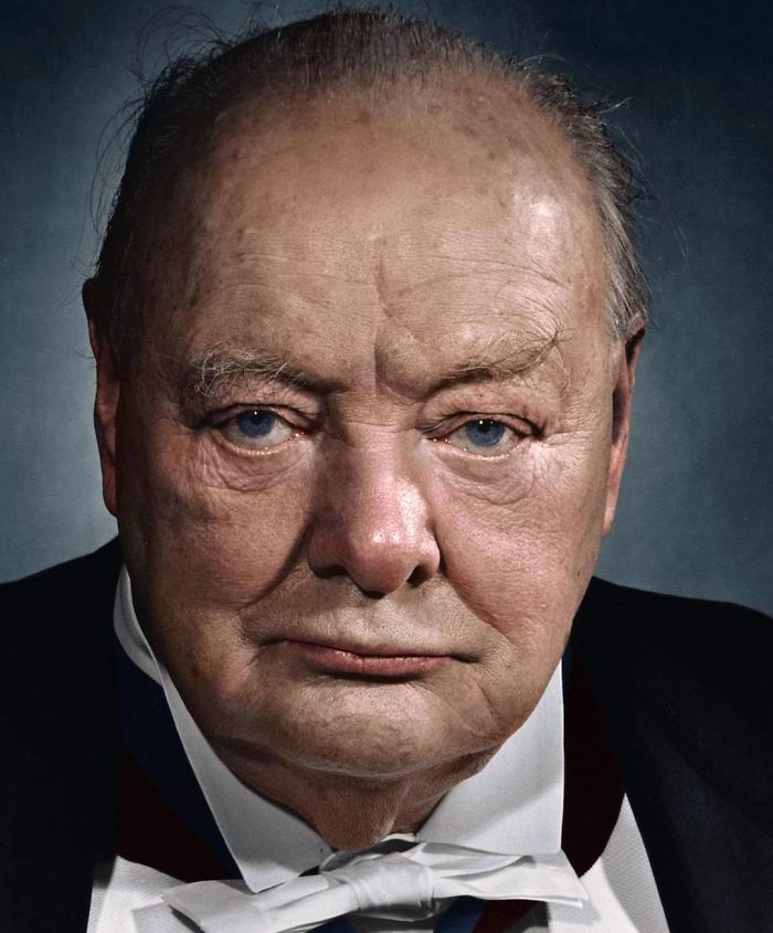 Sir Winston Leonard Spencer-Churchill, Prime Minister Of The United Kingdom, And One Of The Greatest Wartime Leaders Of The 20th Century