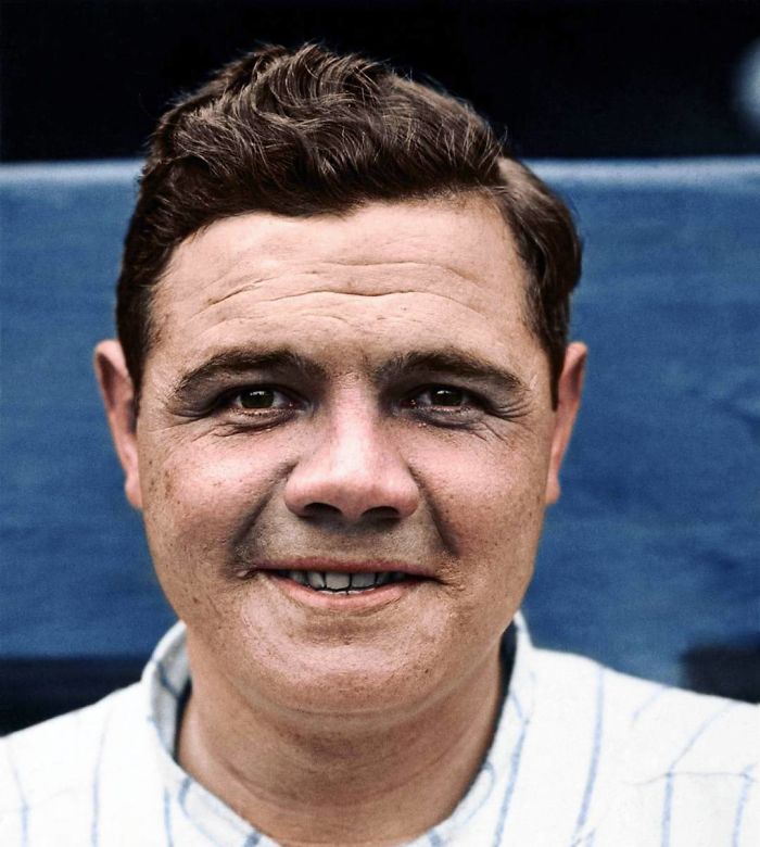 Babe Ruth, "The Bambino", Ca. 1920, Around The Time He Would've Joined The Yankees