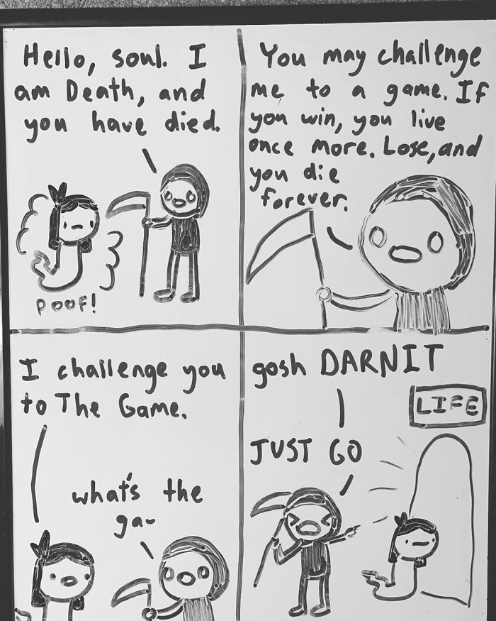 14-Year-Old-Draws-Comics-On-Whiteboard-Jakes-Door