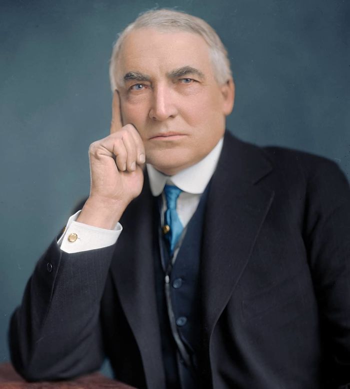 Warren G. Harding, The 29th President Of The United States From 1921 Until His Death In 1923