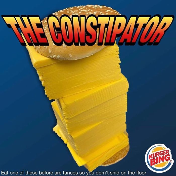 If You Get This As A Value Meal, The Drink Is Just A 1 Liter Cup Of Cheese Whiz 