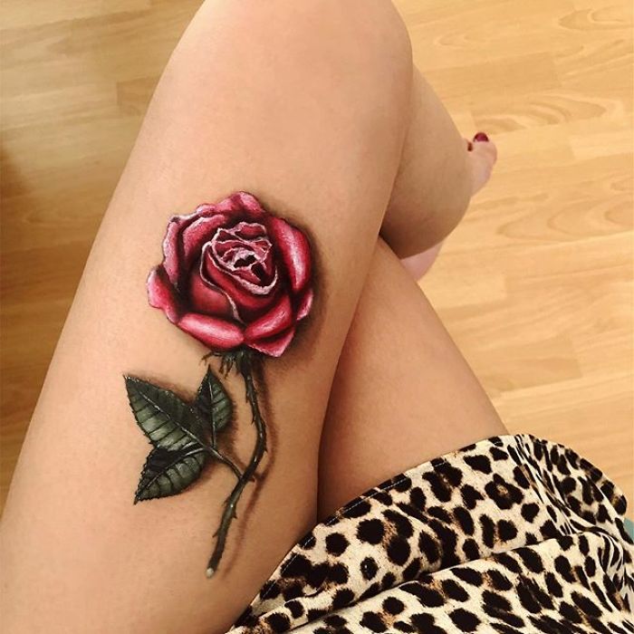 Chinese Artist Paints Food Impressively On Her Body