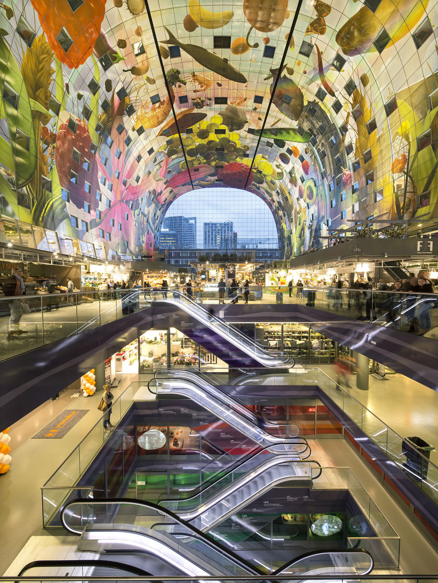 6 Years Ago, I Designed A Huge Digital Mural For Rotterdam’s Markthal And It’s Still The Craziest Project In My Career