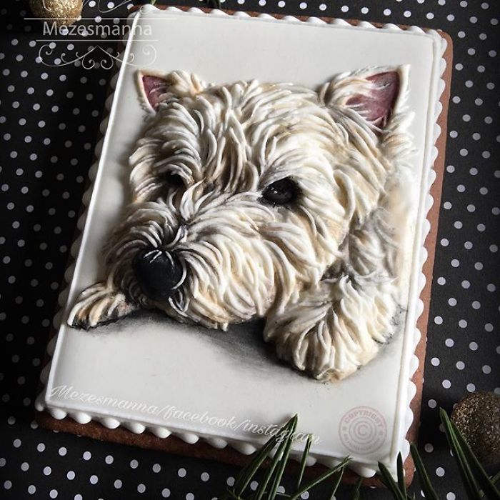Hungarian Chef Turns Cookies Into Works Of Art; And Your Pet Can Be Honored In One Of Them