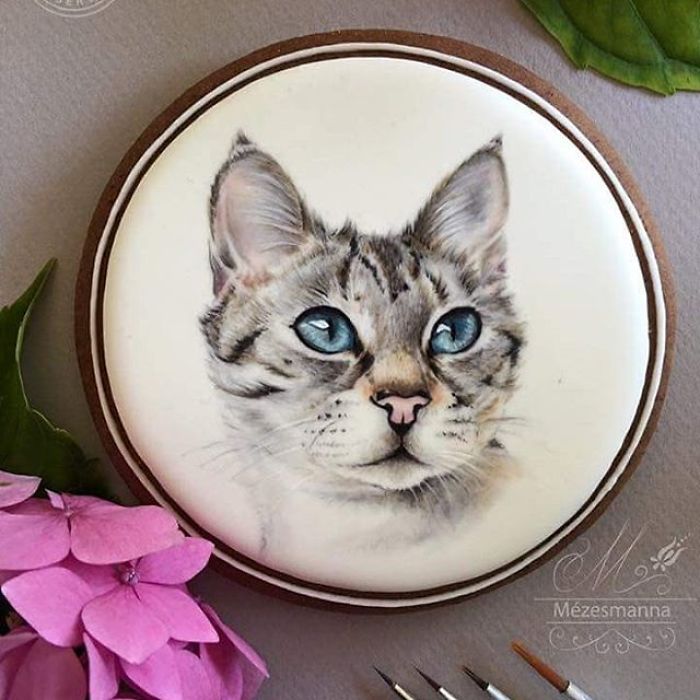 Hungarian Chef Turns Cookies Into Works Of Art; And Your Pet Can Be Honored In One Of Them
