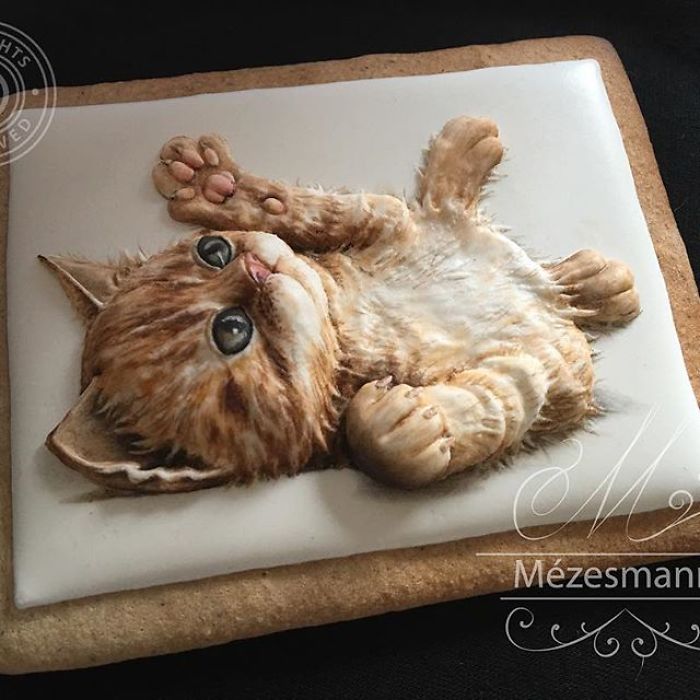 Hungarian Chef Turns Cookies Into Works Of Art; And Your Pet Can Be Honored In One Of Them