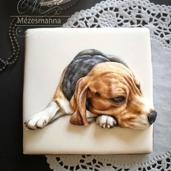 Hungarian Chef Turns Cookies Into Works Of Art; And Your Pet Can Be Honored In One Of Them