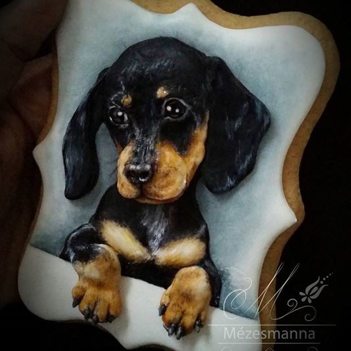 Hungarian Chef Turns Cookies Into Works Of Art; And Your Pet Can Be Honored In One Of Them